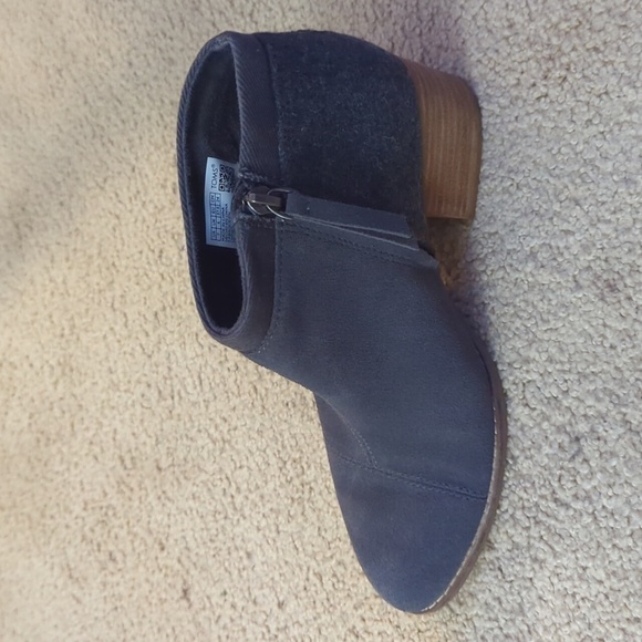 Tom’s Women’s Womens Loren Suede Ankle Booties side 7 Boho - Picture 6 of 9